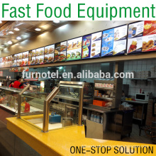 Hot Sale Burger Restaurant Fast Food Equipment (One-Stop Solution)